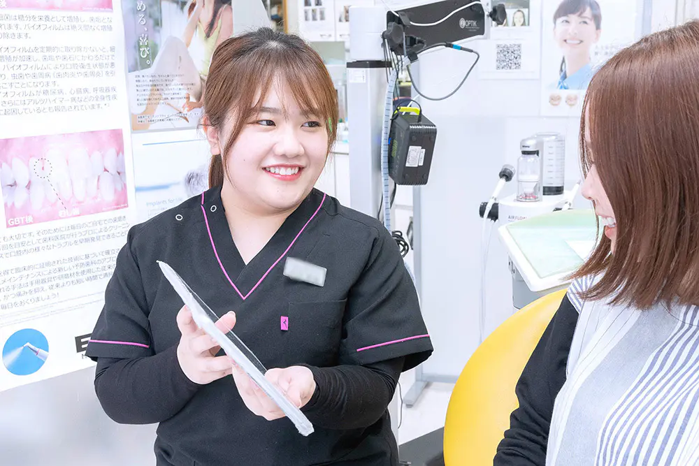 歯周病と生活習慣の関係を確認しています