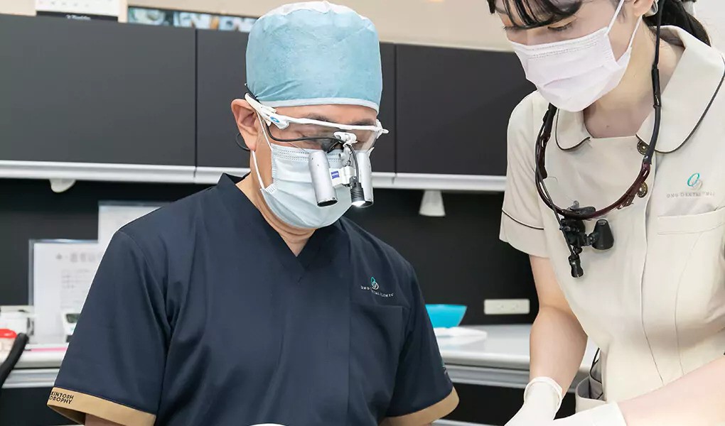 歯周病治療により歯肉の健康を回復しています