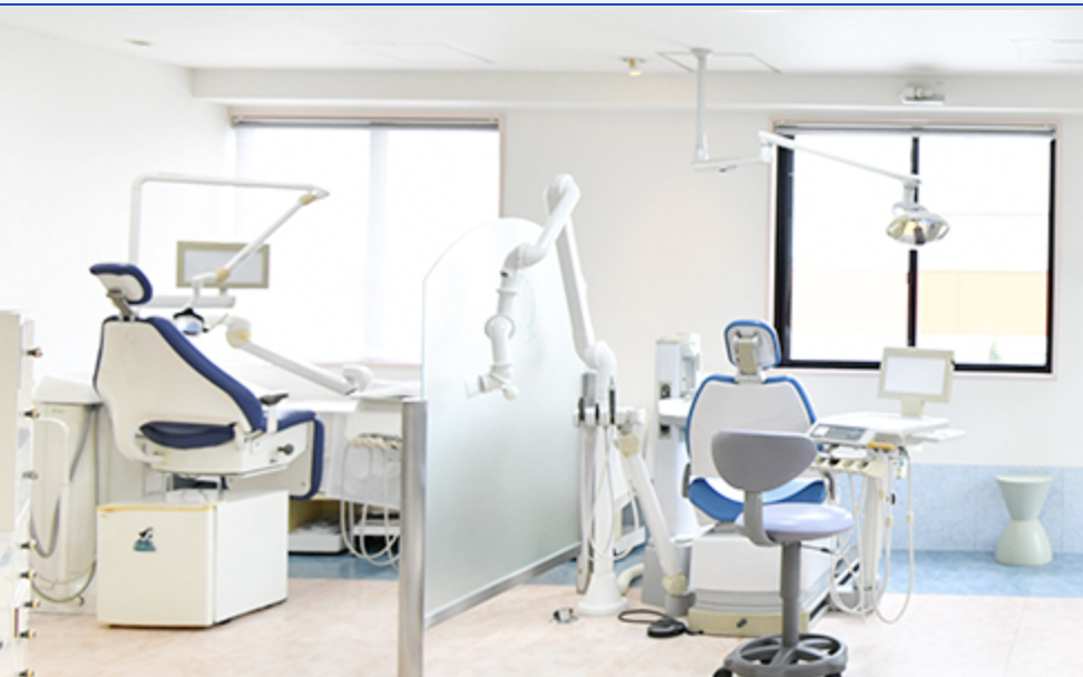 ①診療チェア②キッズスペース③診療チェア