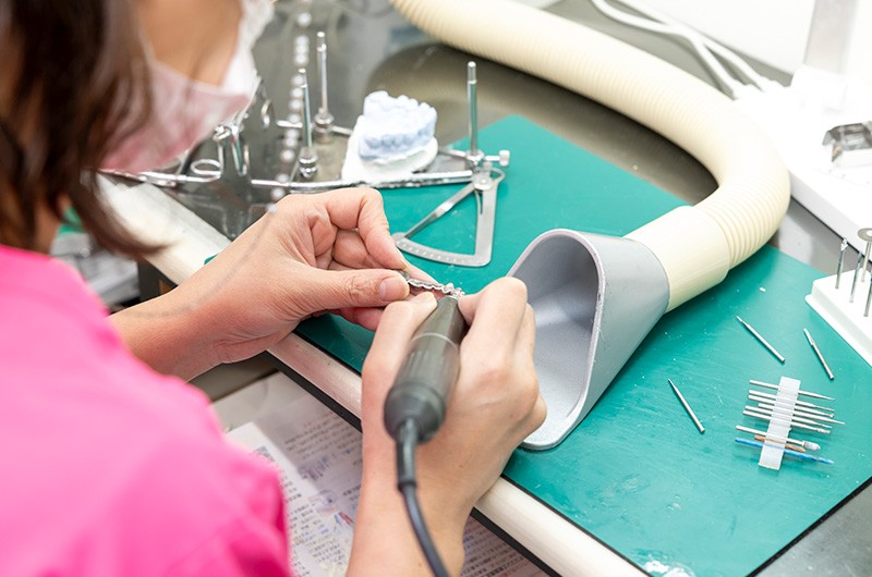 技工室が併設しています