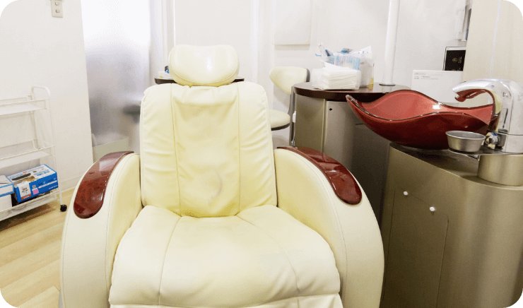 安心して治療を受けられます