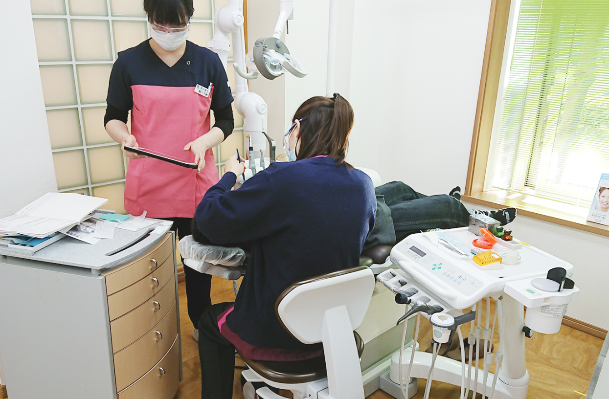 歯周病治療の様子