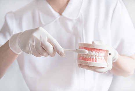 毎日行う効果的な歯磨き方法も丁寧にお伝えしています