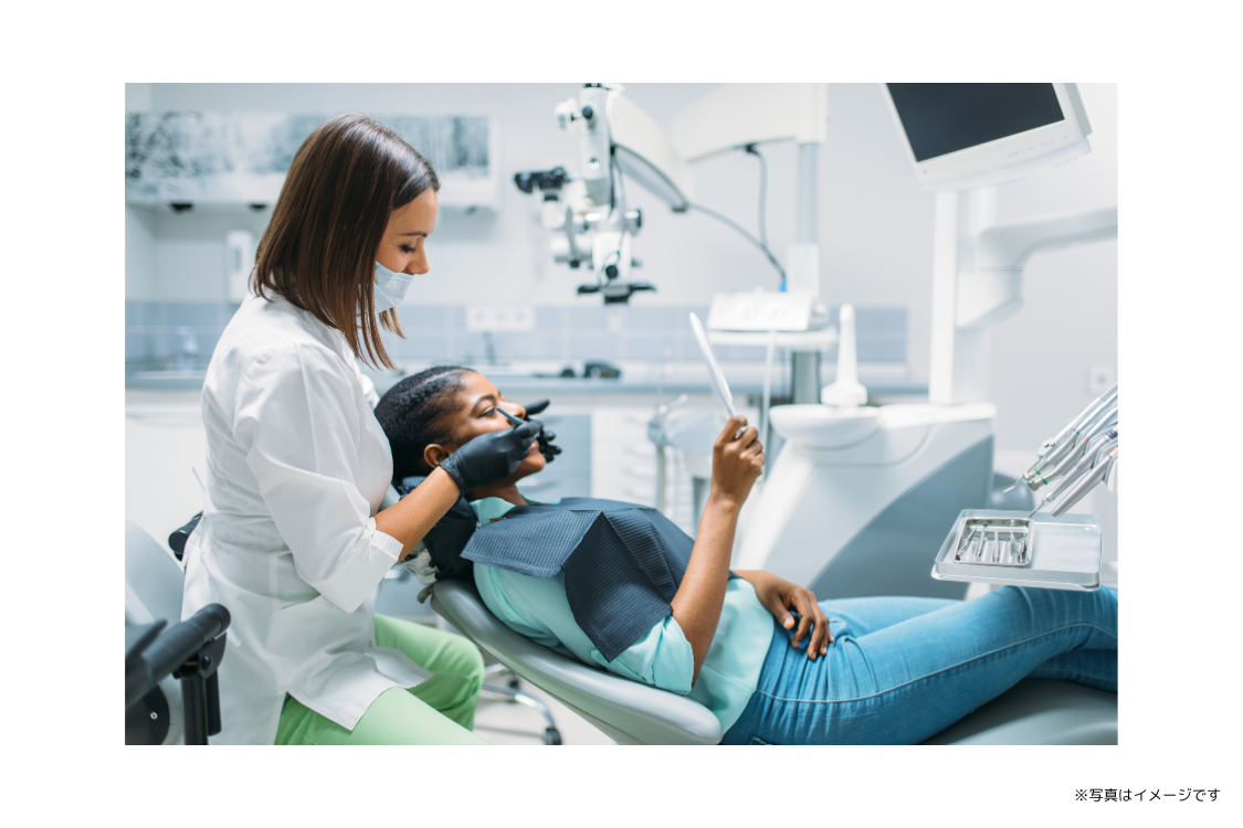 ①「あなたの歯を1本でも多く残し、生涯に渡ってご自分の歯を使っていただきたい」それが私たちの願いです ②③イメージ画像