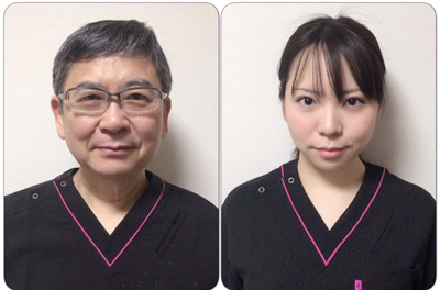 院長の井田 満夫（左）