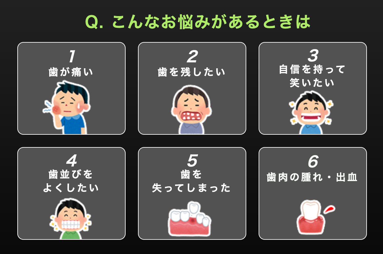 患者様のご希望やお悩みをしっかりとお聞きし、それぞれの患者様に最適な治療法を提案しています