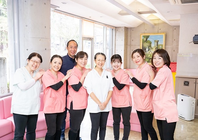 女性スタッフが多くいます