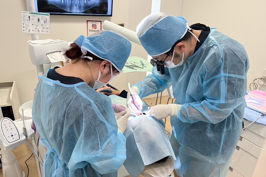 ①②院内風景 ③診療風景