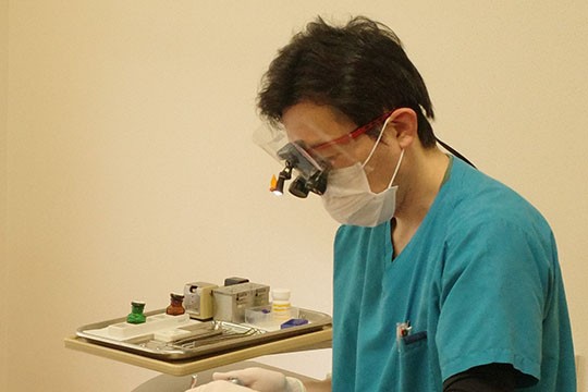 痛みに配慮した治療を心掛けています