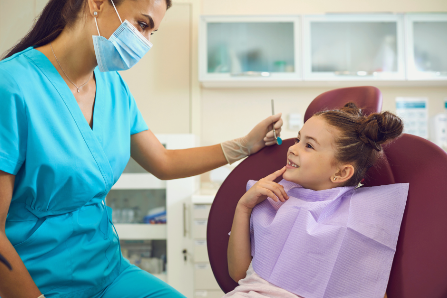 お子様が安心して治療を受けられるよう心がけています