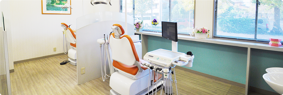 ①診療室 ②院内紹介 ③イメージ画像