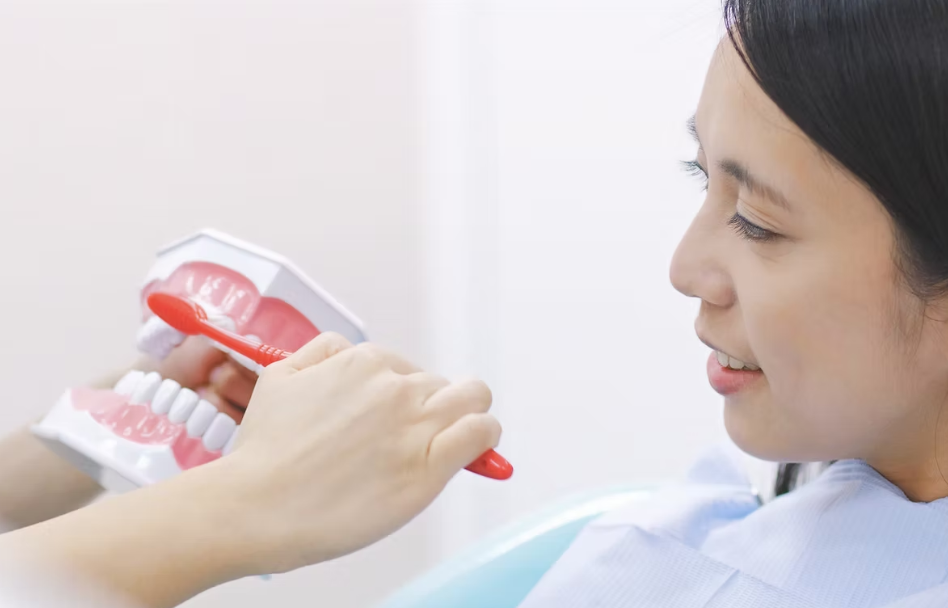 進行度に応じた治療と個別ブラッシング指導で歯周病を改善