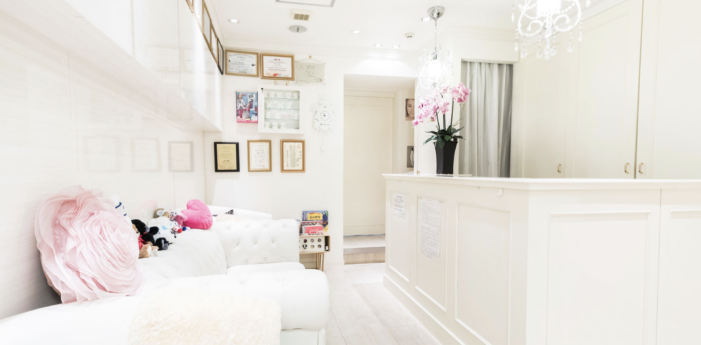 ①受付②待合室③診療室