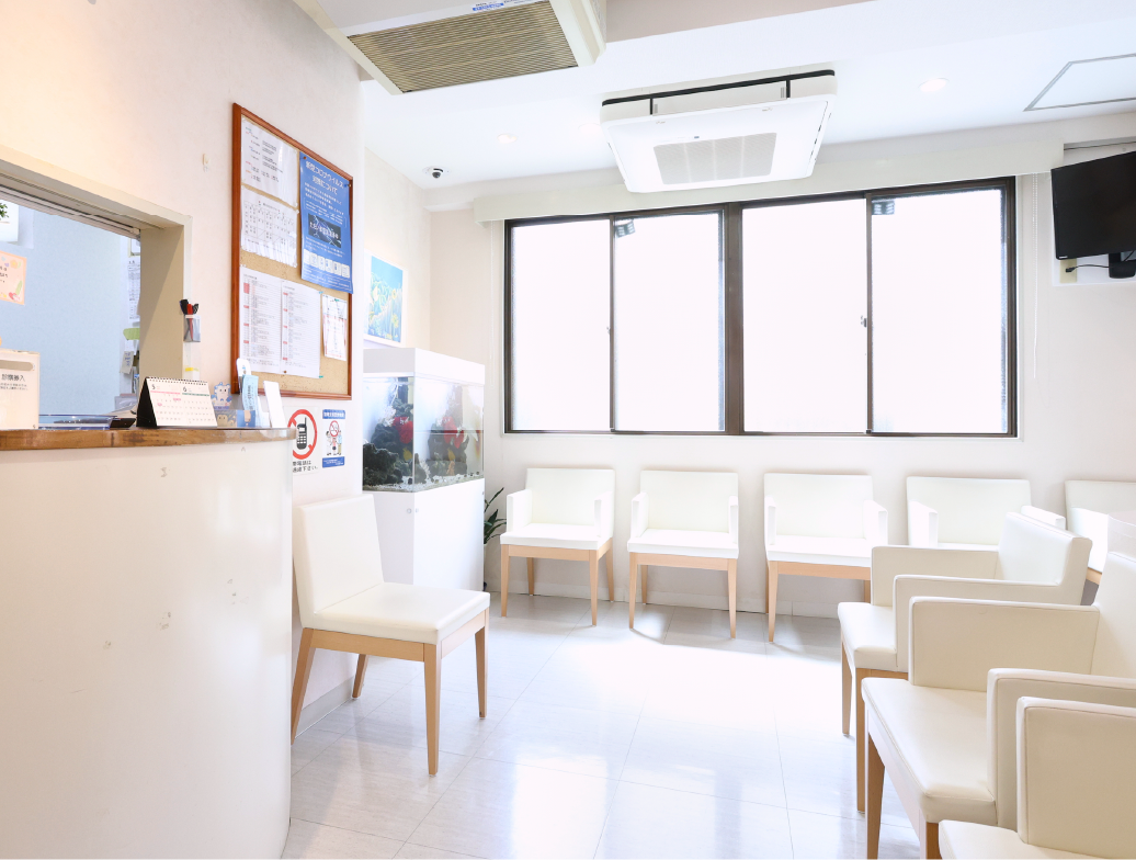 ①②待合室 ③診察室