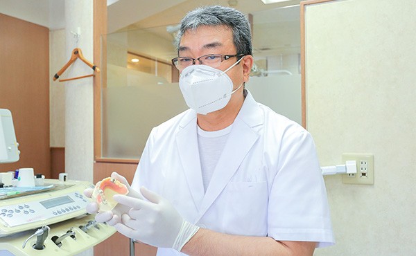 噛み心地の良い入れ歯の作製