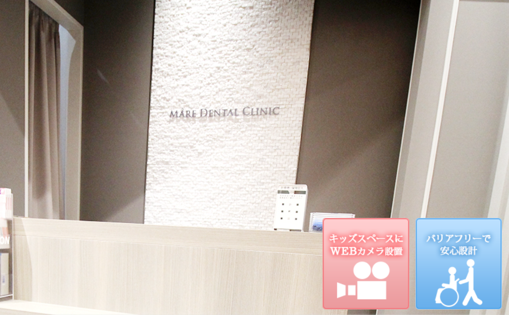 ①受付②待合室③診療室