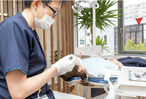 矯正治療の様子