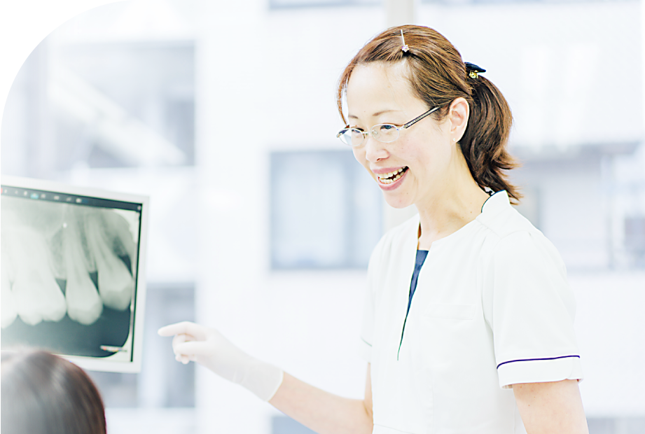 ①カウンセリング風景 ②診療風景 ③院内風景