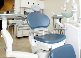 ①医院外観②診療台③待合室