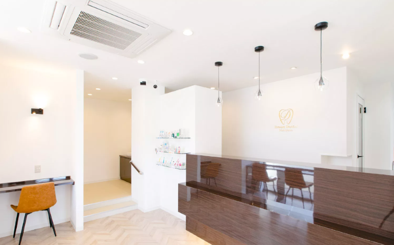 ①受付②待合室③治療室