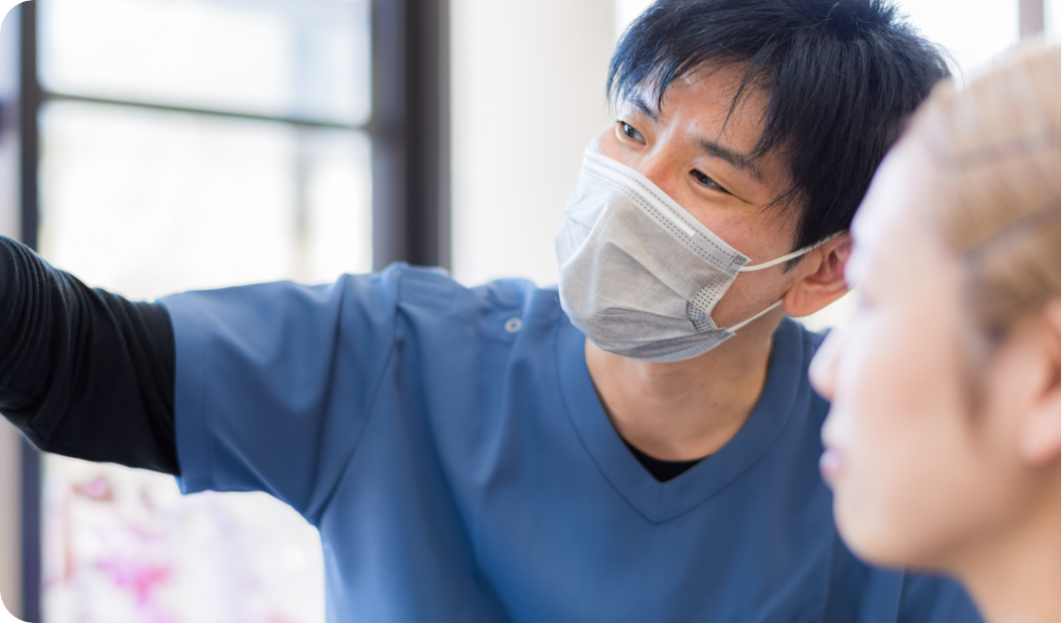 ①診療室 ②院長 ③診療台