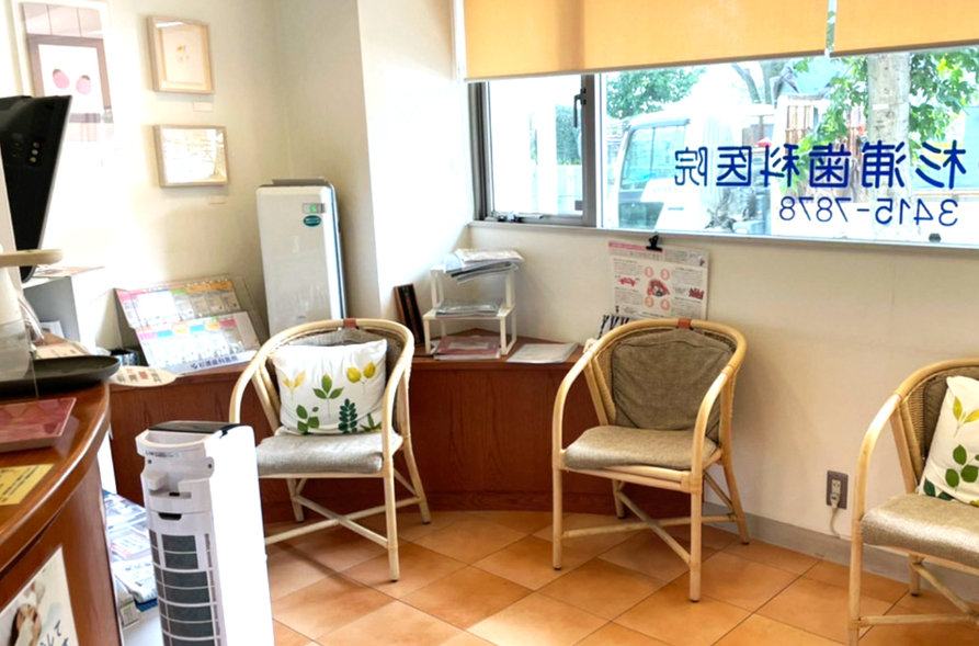 ①待合室②診療室③治療風景