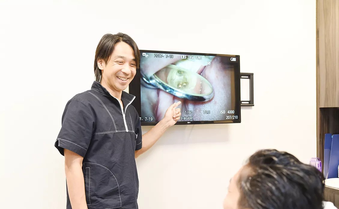 対話を重んじご自身の歯を残す治療を実践しています
