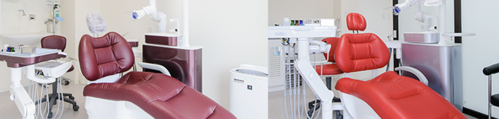 個室の診察室で患者様一人ひとりに向き合います