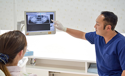 丁寧な診断、治療を行ないます