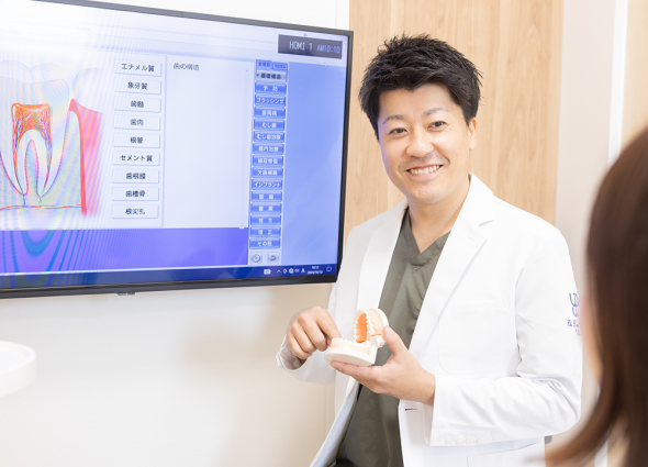 丁寧で分かりやすい治療の説明を行っています