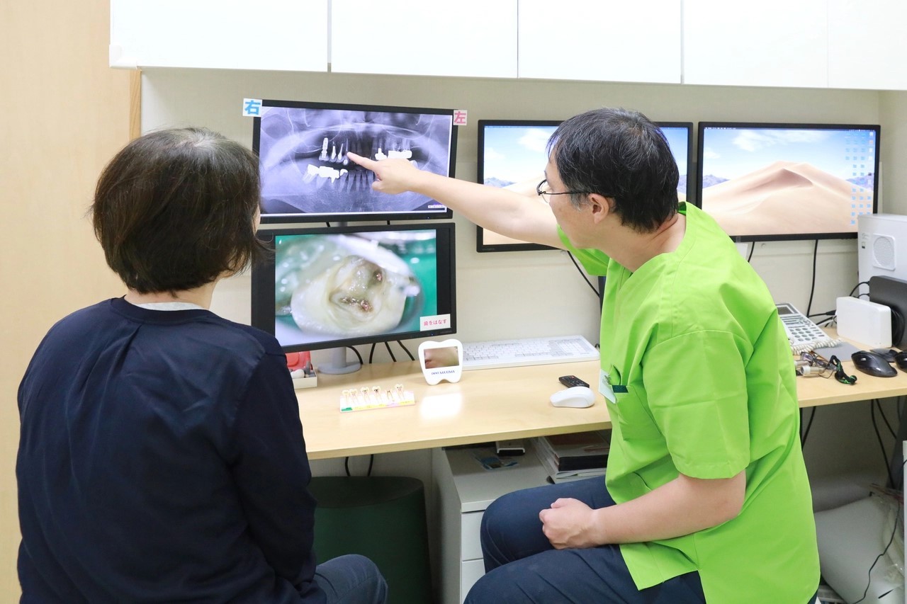 精密な検査を行い丁寧に分かりやすくご説明をします