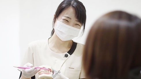 丁寧な説明を心がけています
