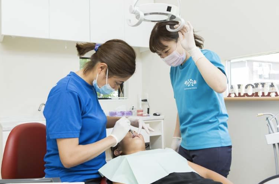 予防治療の様子