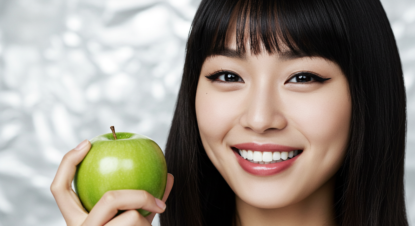 印象を変える明るい白い歯