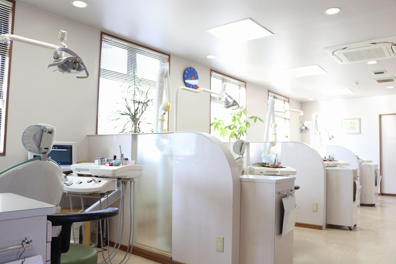 ①医院外観②院内の雰囲気③診療室