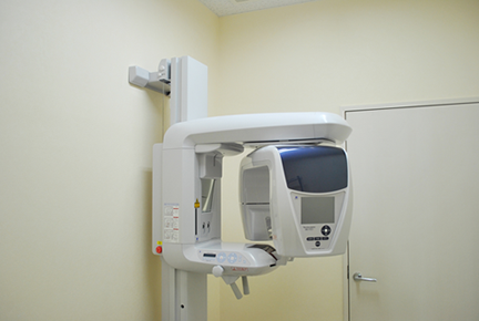 照射線量を軽減したデンタルX線システムを活用しています
