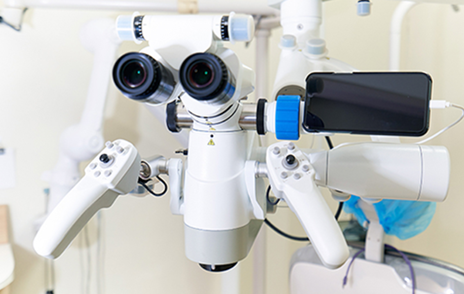 マイクロスコープを使った精密な根管治療