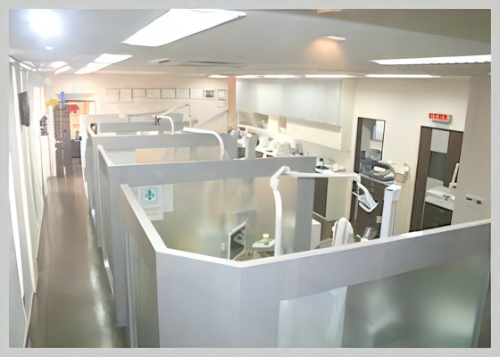 プライバシーに配慮した診療室