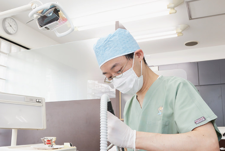 痛みの少ない治療を心掛けています