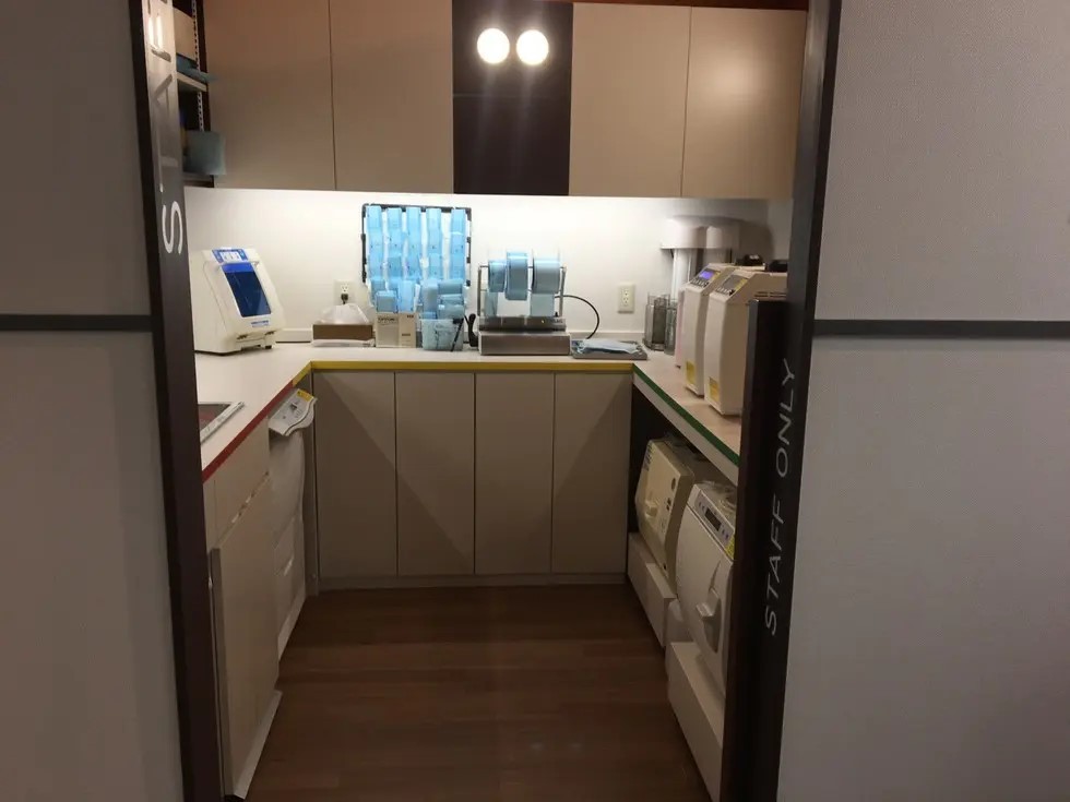 あらゆる使用器具を色分けや線引きをしています