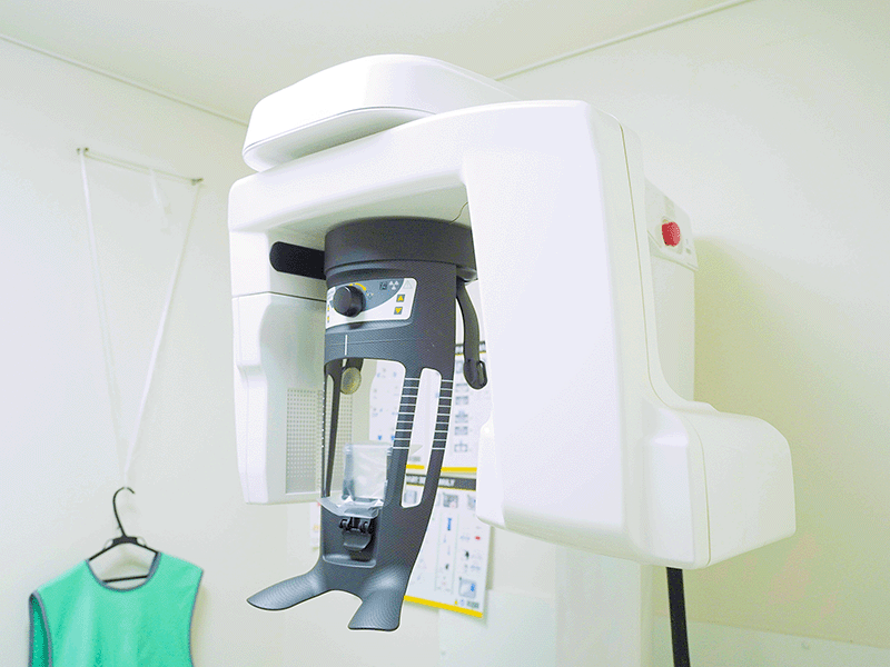 歯科用CTにより口腔を三次元的に診断します