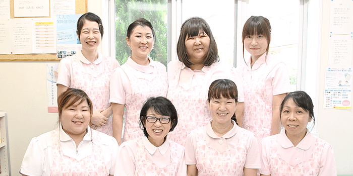 専門知識を持った歯科衛生士が多数在籍しております