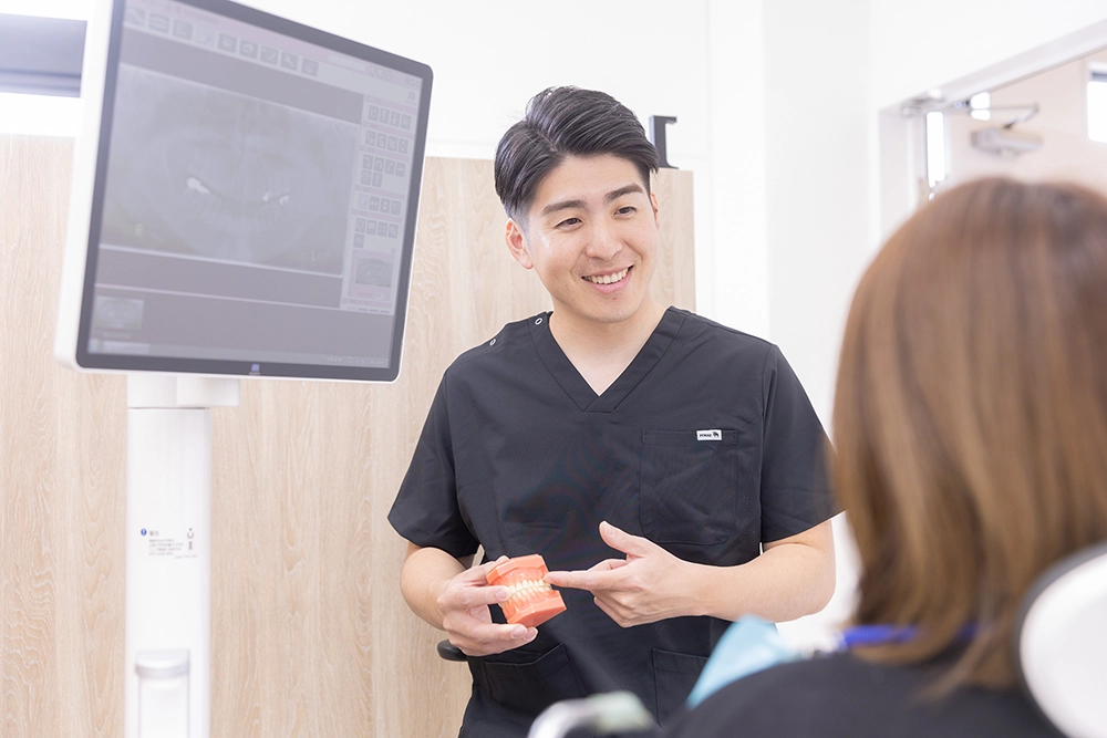 CT＋ガイドで実現する、的確なインプラント治療