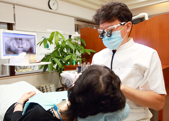 患者様にできるだけ負担をかけず、快適に治療を受けていただけるよう心がけています。