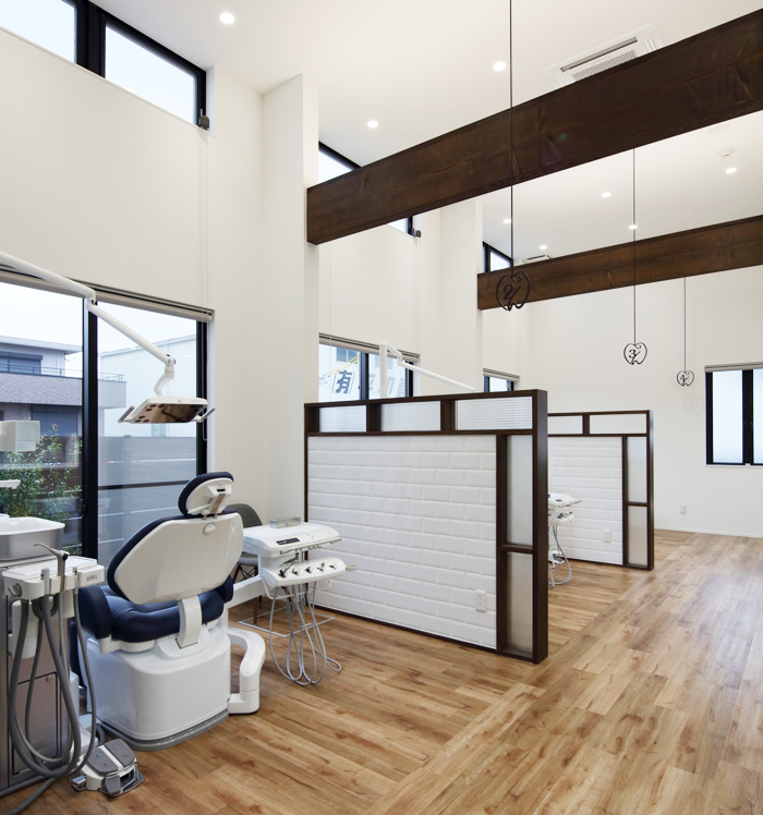 半個室の診療フロア