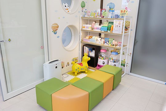 お子様を退屈させないキッズスペース