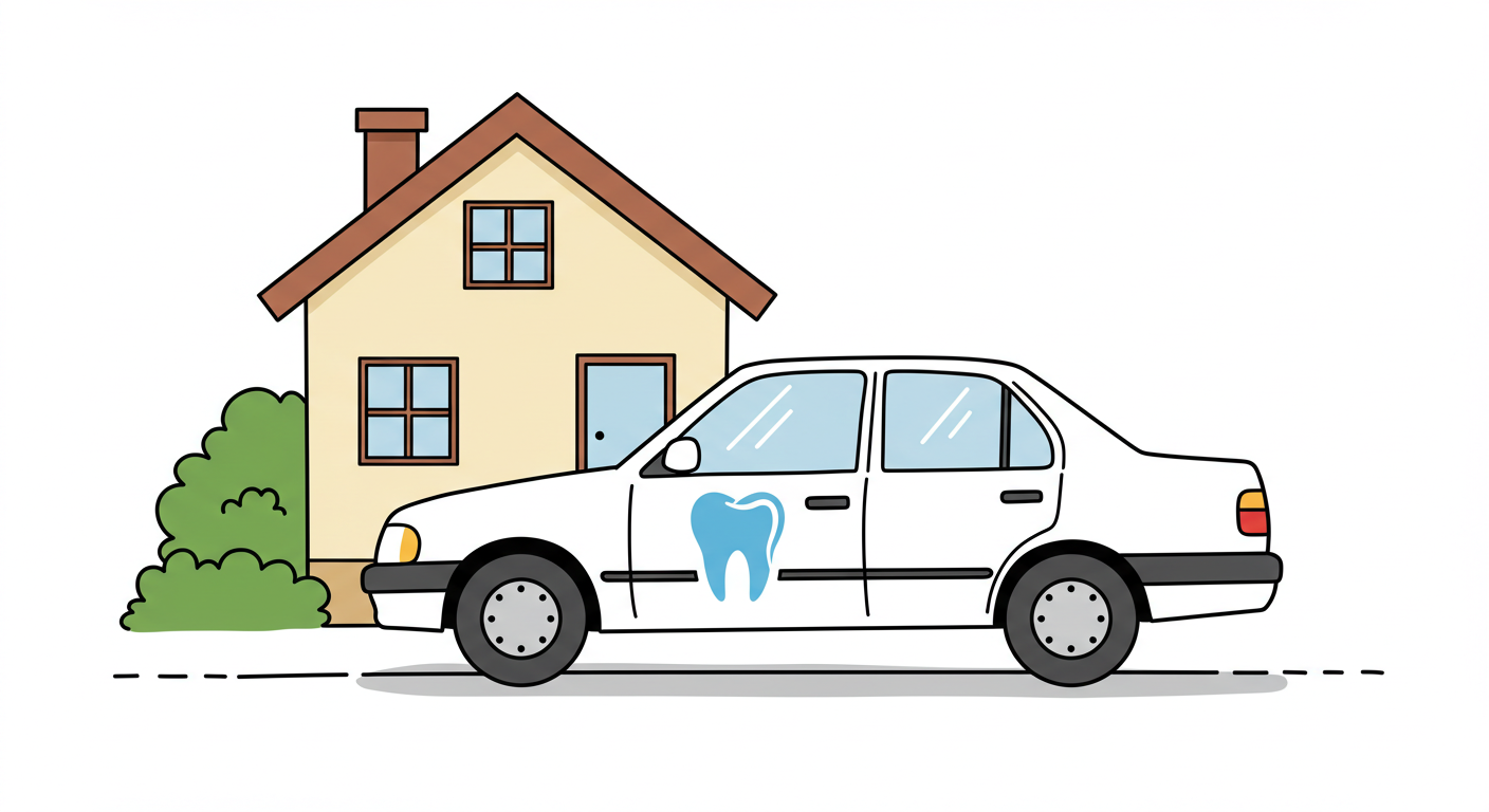 歯科医がご自宅まで伺います
