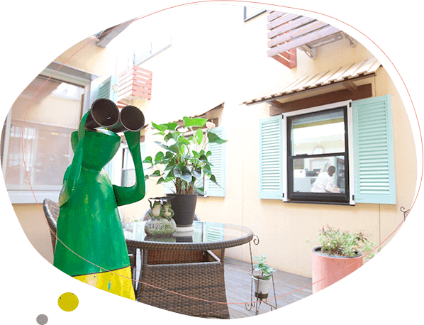 あたたかな外観