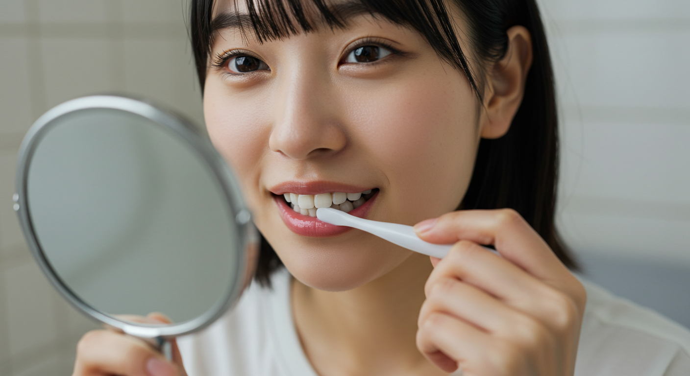 歯の白さと形を整え、理想の口元へ