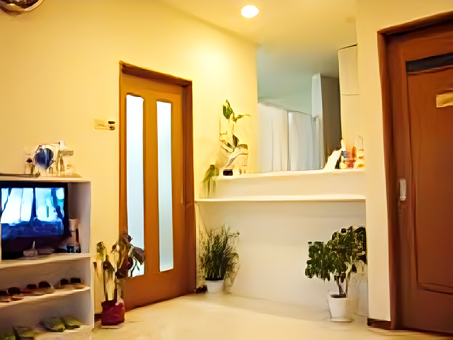 ①受付②待合室③治療室